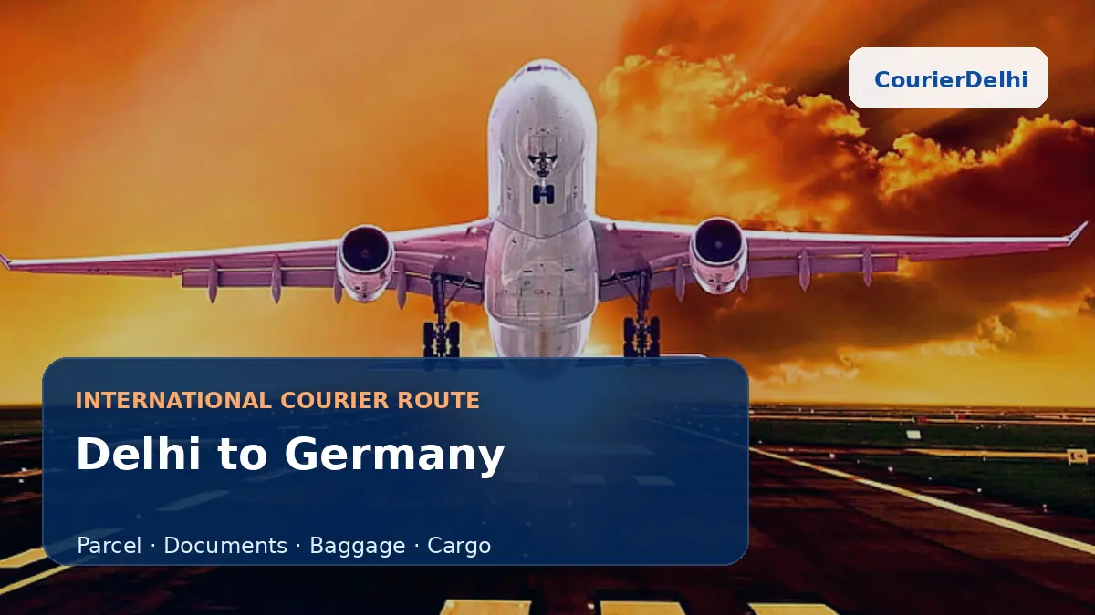 Courier service from Delhi to Germany