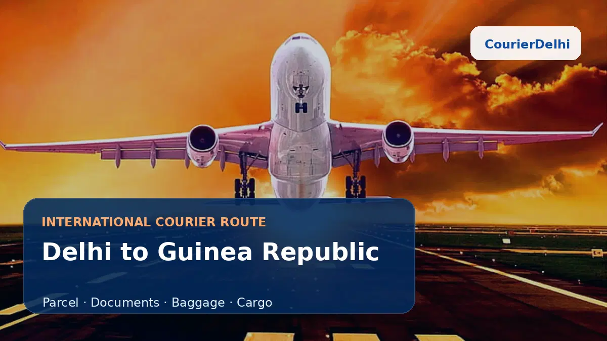 Courier service from Delhi to Guinea Republic