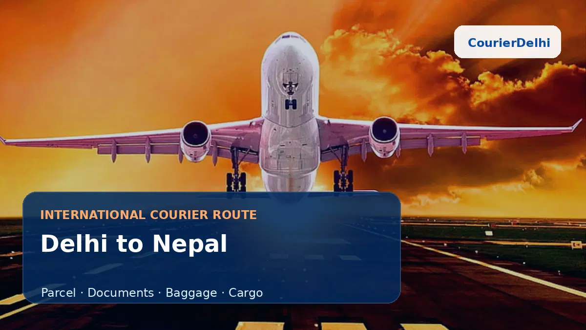 Courier service from Delhi to Nepal