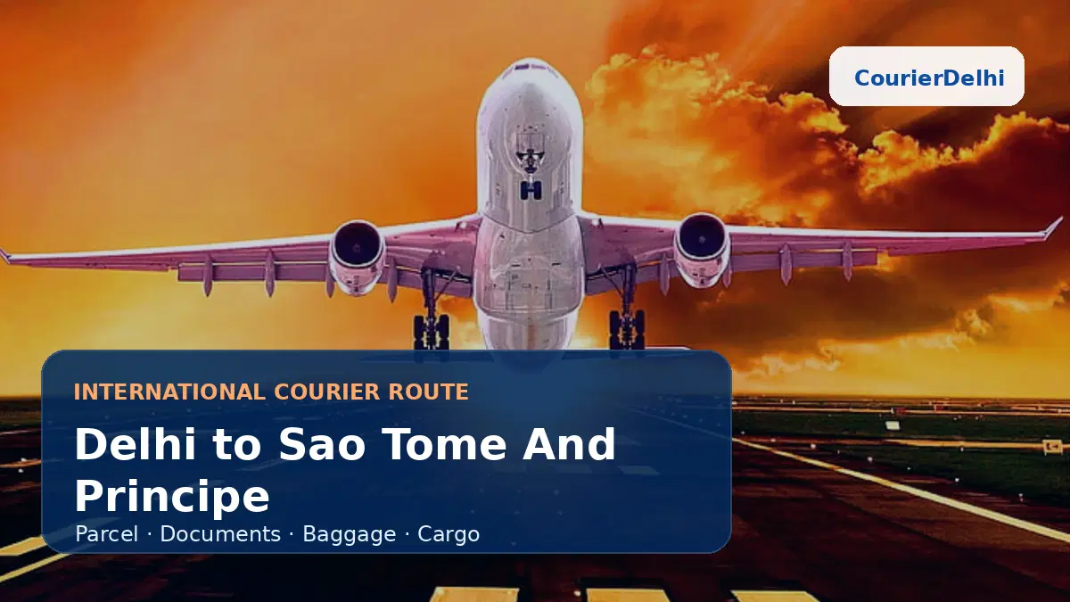 Courier service from Delhi to Sao Tome And Principe