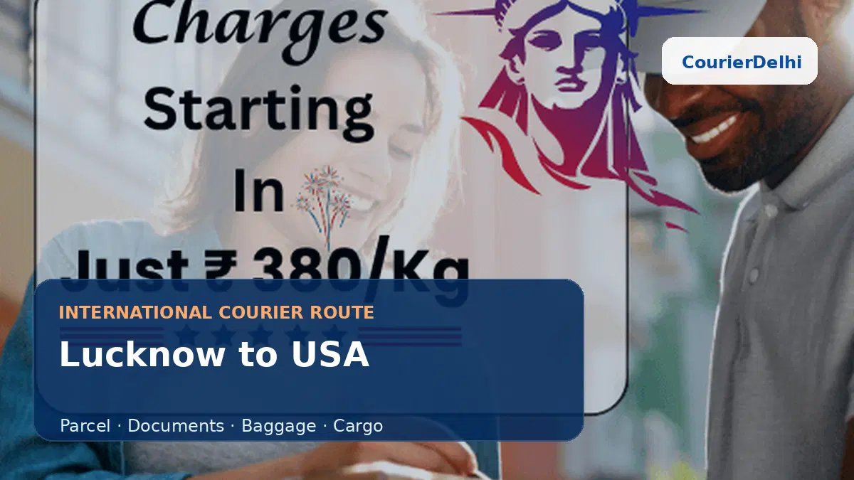 Courier service from Lucknow to USA