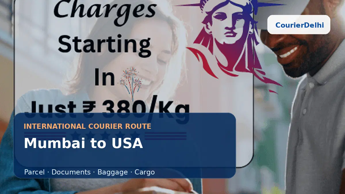 Courier service from Mumbai to USA
