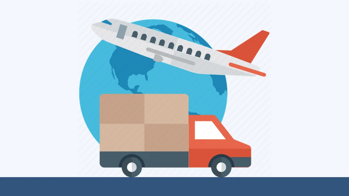 Worldwide courier destinations