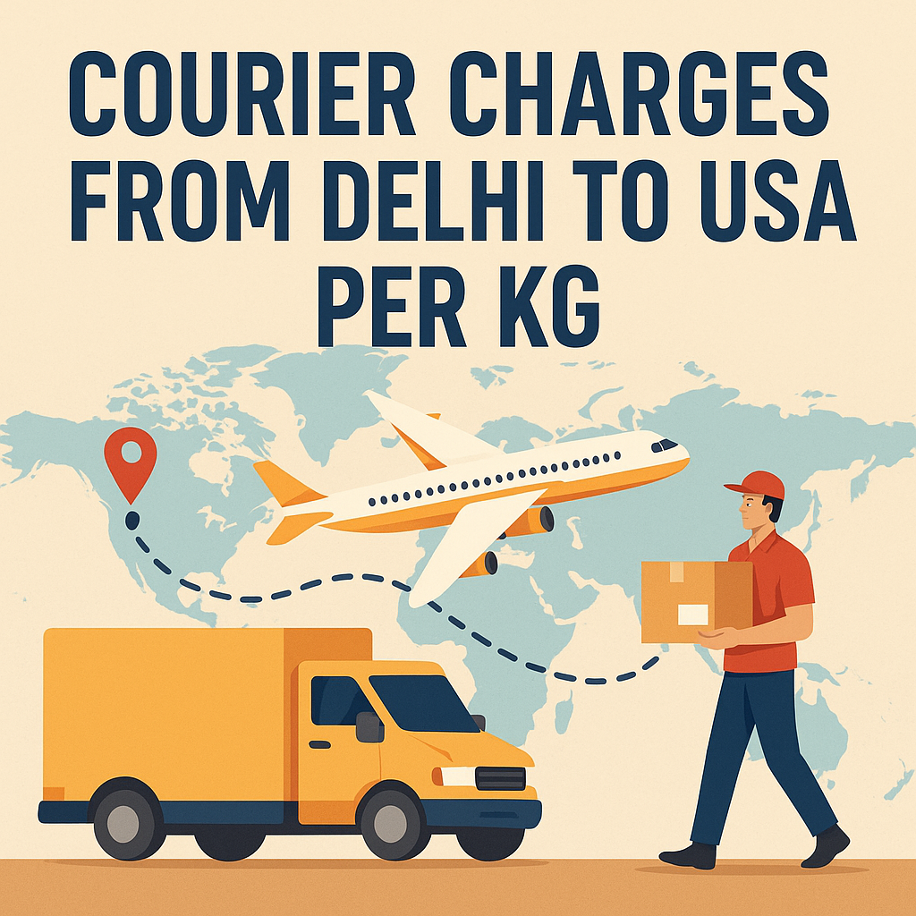 Courier Charges From Delhi To USA Per Kg